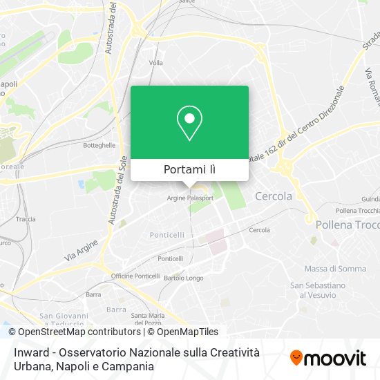 Mappa Inward - Osservatorio Nazionale sulla Creatività Urbana