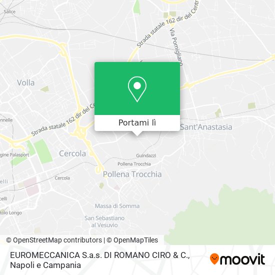 Mappa EUROMECCANICA S.a.s. DI ROMANO CIRO & C.