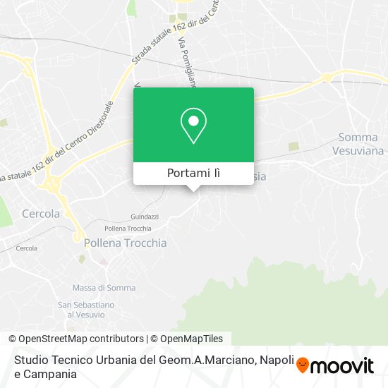 Mappa Studio Tecnico Urbania del Geom.A.Marciano