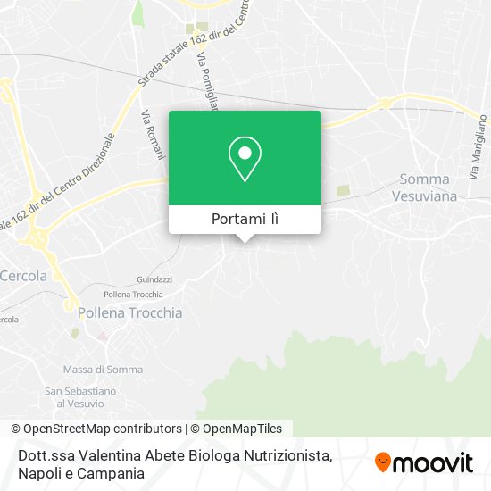 Mappa Dott.ssa Valentina Abete Biologa Nutrizionista