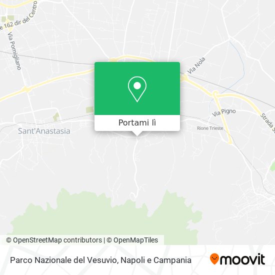 Mappa Parco Nazionale del Vesuvio