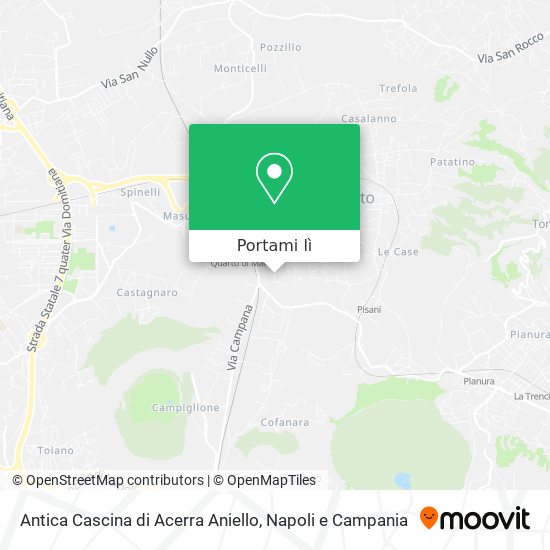 Mappa Antica Cascina di Acerra Aniello