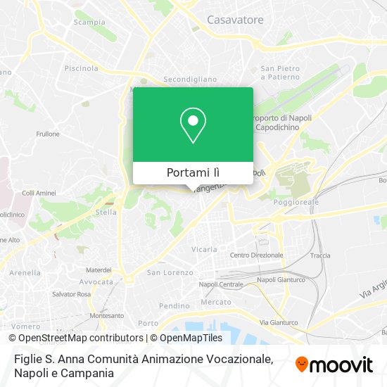 Mappa Figlie S. Anna Comunità Animazione Vocazionale