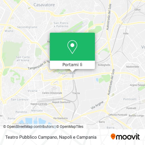 Mappa Teatro Pubblico Campano