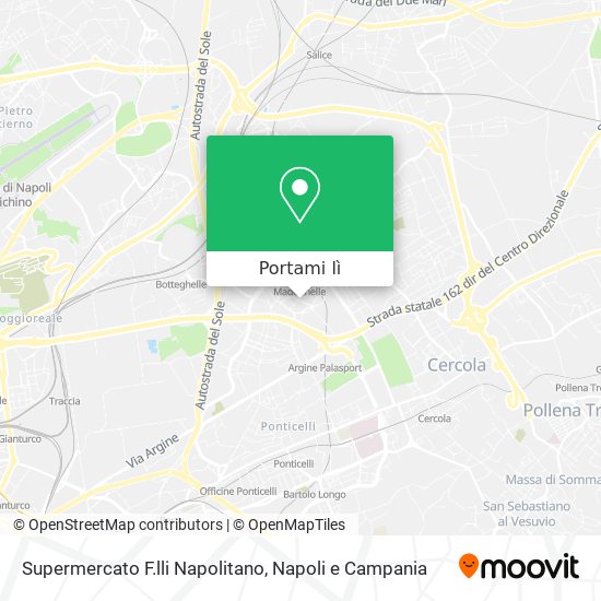 Mappa Supermercato F.lli Napolitano