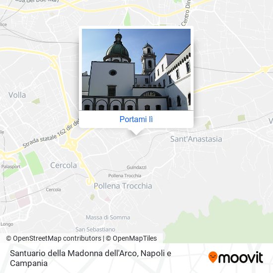 Mappa Santuario della Madonna dell'Arco