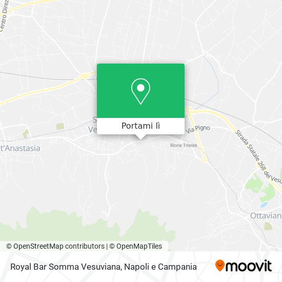 Mappa Royal Bar Somma Vesuviana