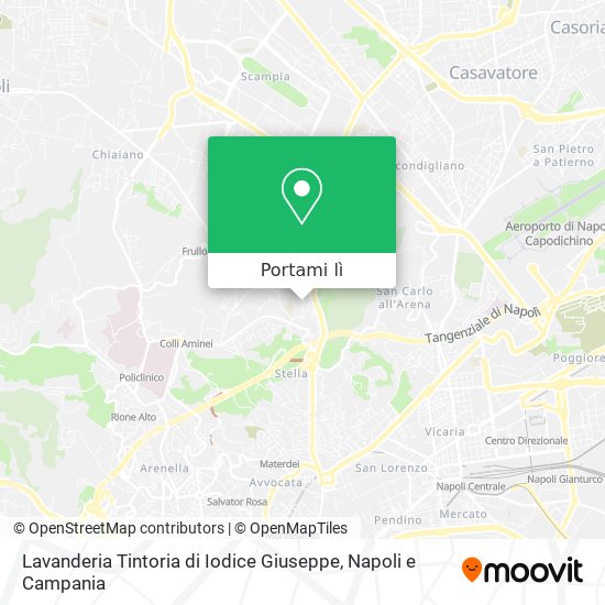 Mappa Lavanderia Tintoria di Iodice Giuseppe