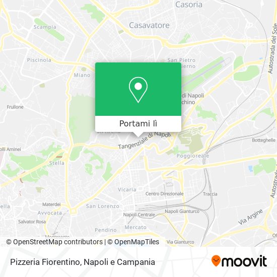 Mappa Pizzeria Fiorentino