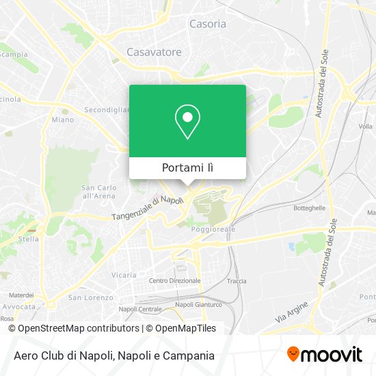 Mappa Aero Club di Napoli