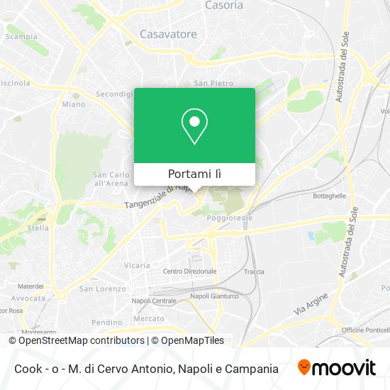 Mappa Cook - o - M. di Cervo Antonio