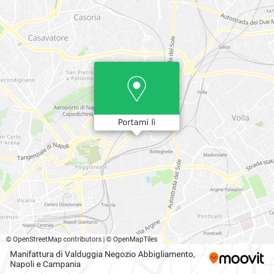 Mappa Manifattura di Valduggia Negozio Abbigliamento