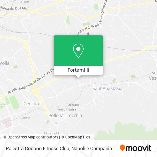 Mappa Palestra Cocoon Fitness Club