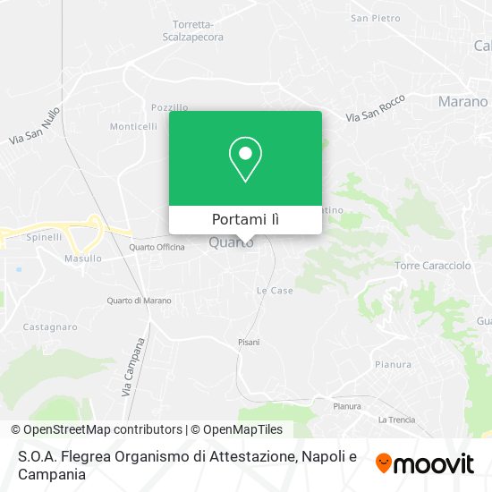 Mappa S.O.A. Flegrea Organismo di Attestazione