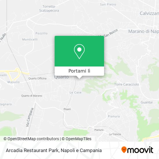 Mappa Arcadia Restaurant Park