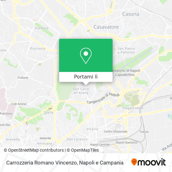 Mappa Carrozzeria Romano Vincenzo