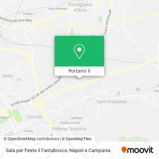 Mappa Sala per Feste il Fantabosco