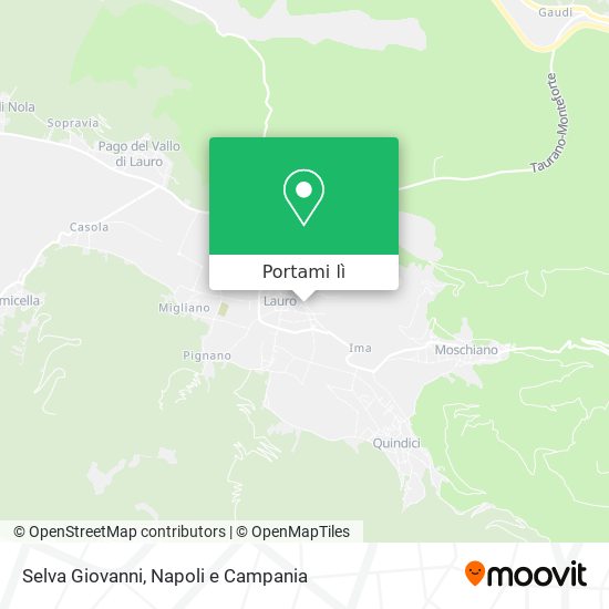 Mappa Selva Giovanni