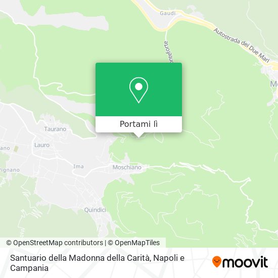 Mappa Santuario della Madonna della Carità