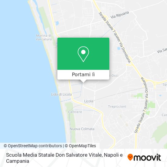 Mappa Scuola Media Statale Don Salvatore Vitale