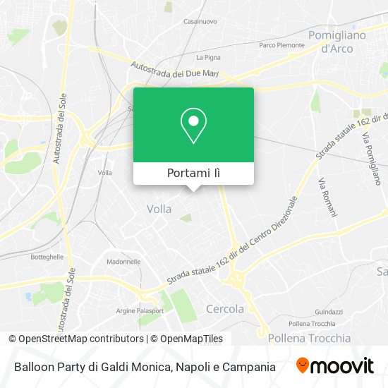 Mappa Balloon Party di Galdi Monica
