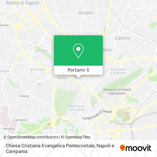 Mappa Chiesa Cristiana Evangelica Pentecostale