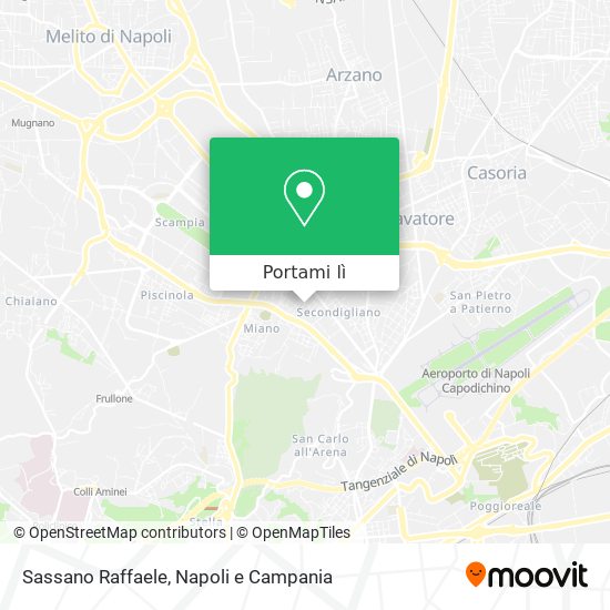 Mappa Sassano Raffaele