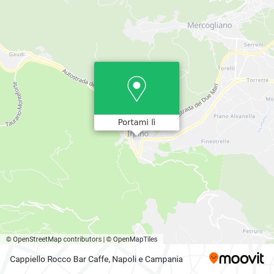 Mappa Cappiello Rocco Bar Caffe