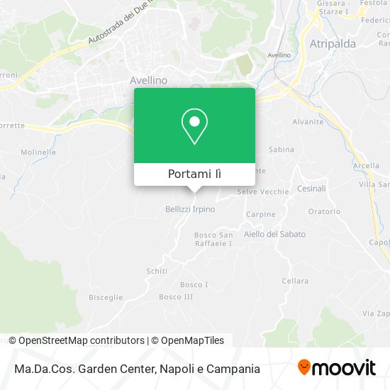 Mappa Ma.Da.Cos. Garden Center