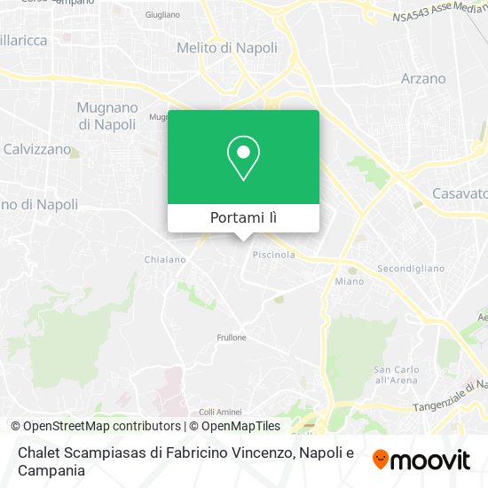 Mappa Chalet Scampiasas di Fabricino Vincenzo