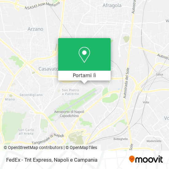 Mappa FedEx - Tnt Express