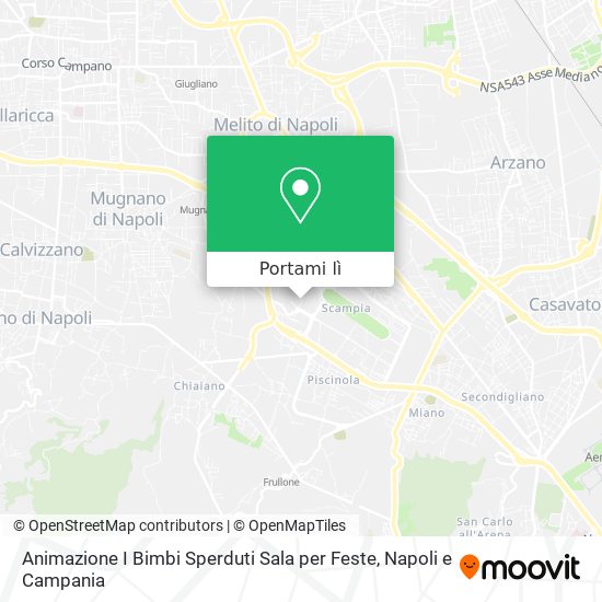 Mappa Animazione I Bimbi Sperduti Sala per Feste