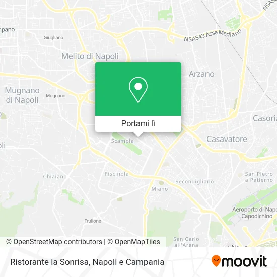 Mappa Ristorante la Sonrisa