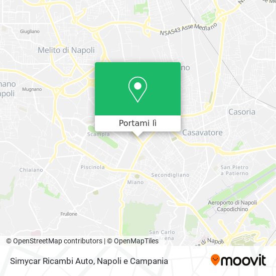 Mappa Simycar Ricambi Auto