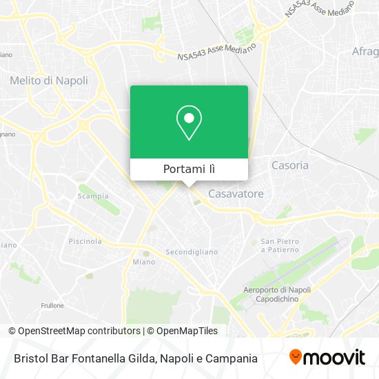 Mappa Bristol Bar Fontanella Gilda
