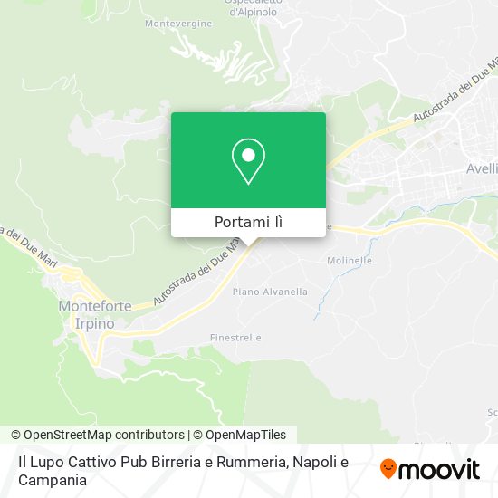 Mappa Il Lupo Cattivo Pub Birreria e Rummeria