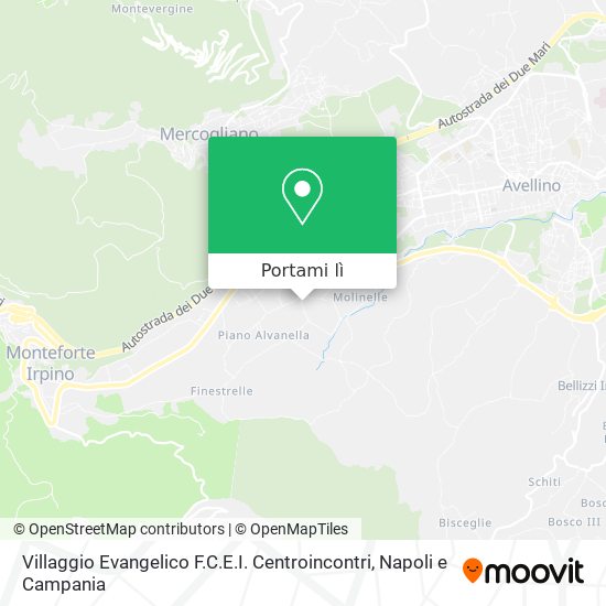 Mappa Villaggio Evangelico F.C.E.I. Centroincontri