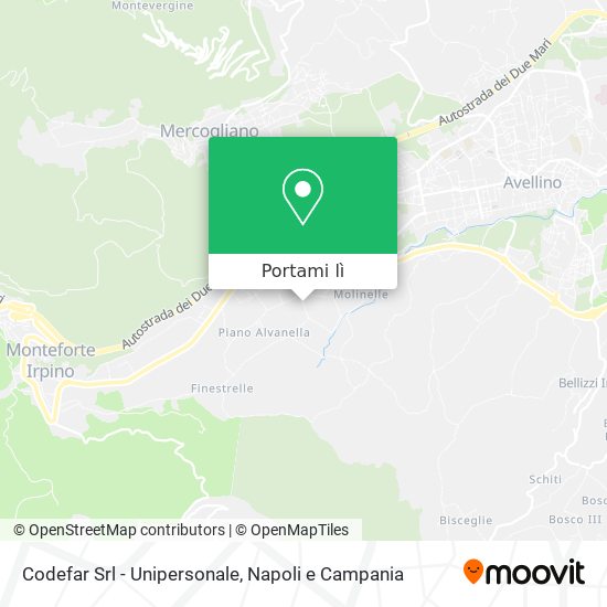 Mappa Codefar Srl - Unipersonale