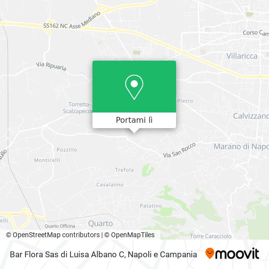 Mappa Bar Flora Sas di Luisa Albano C