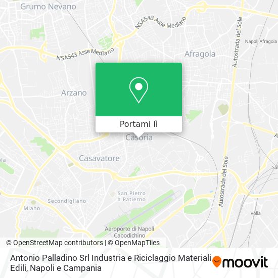 Mappa Antonio Palladino Srl Industria e Riciclaggio Materiali Edili