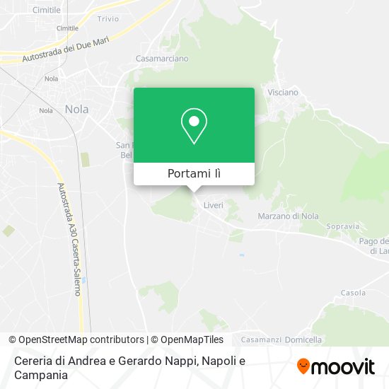 Mappa Cereria di Andrea e Gerardo Nappi