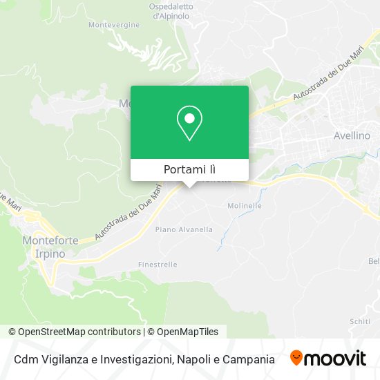 Mappa Cdm Vigilanza e Investigazioni