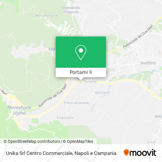 Mappa Unika Srl Centro Commerciale