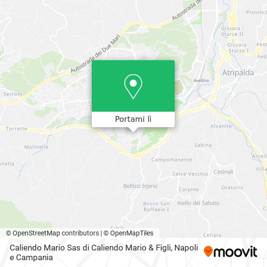 Mappa Caliendo Mario Sas di Caliendo Mario & Figli