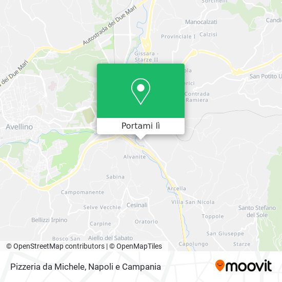 Mappa Pizzeria da Michele
