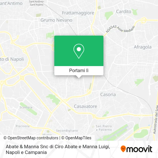 Mappa Abate & Manna Snc di Ciro Abate e Manna Luigi