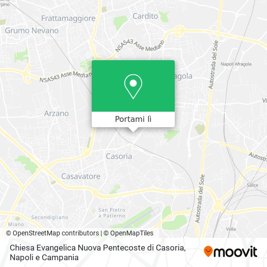 Mappa Chiesa Evangelica Nuova Pentecoste di Casoria