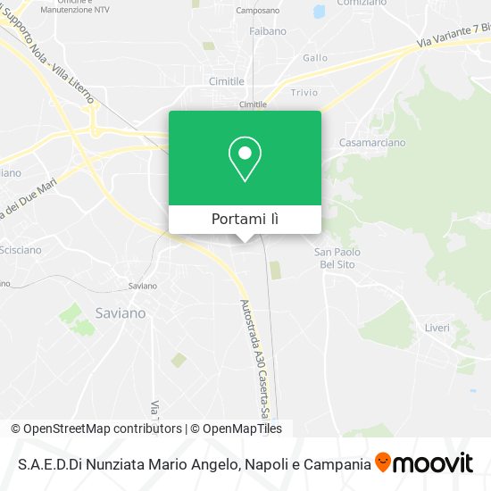 Mappa S.A.E.D.Di Nunziata Mario Angelo