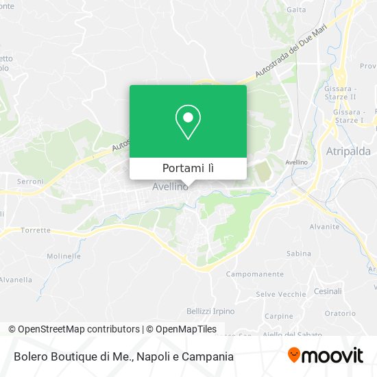 Mappa Bolero Boutique di Me.