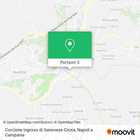 Mappa Corcione Ingross di Genovese Cinzia
